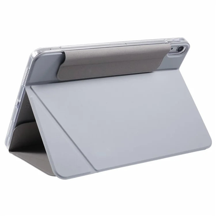 For iPad Air (2022) / (2020) Case Multiple Viewing Stand PU Leather Detachable Tablet Cover