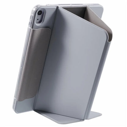 For iPad Air (2022) / (2020) Case Multiple Viewing Stand PU Leather Detachable Tablet Cover