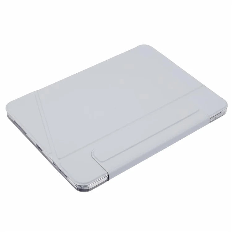 For iPad Air (2022) / (2020) Case Multiple Viewing Stand PU Leather Detachable Tablet Cover
