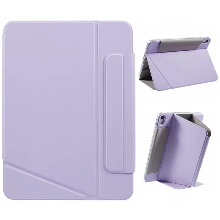 For iPad Air (2022) / (2020) Case Multiple Viewing Stand PU Leather Detachable Tablet Cover