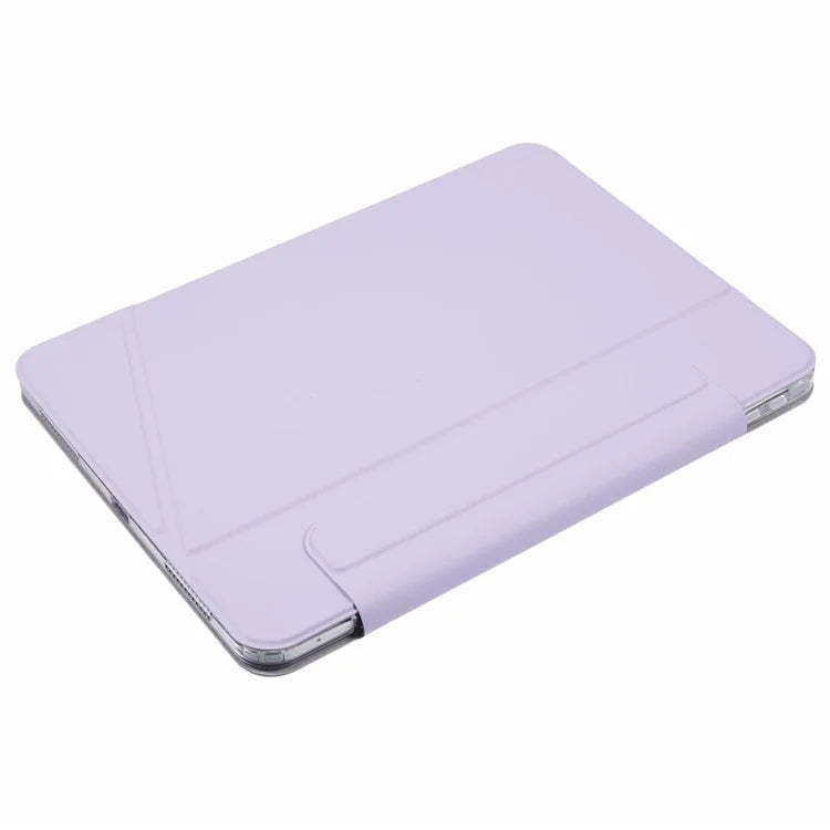 For iPad Air (2022) / (2020) Case Multiple Viewing Stand PU Leather Detachable Tablet Cover