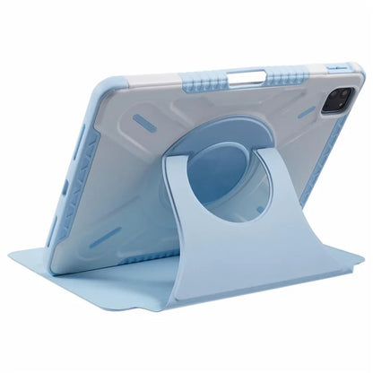 For iPad Pro 11 (2022) / (2021) / (2020) / (2018) / iPad Air (2022) / (2020) Case Detachable PU Leather Rotating Stand Protective Cover