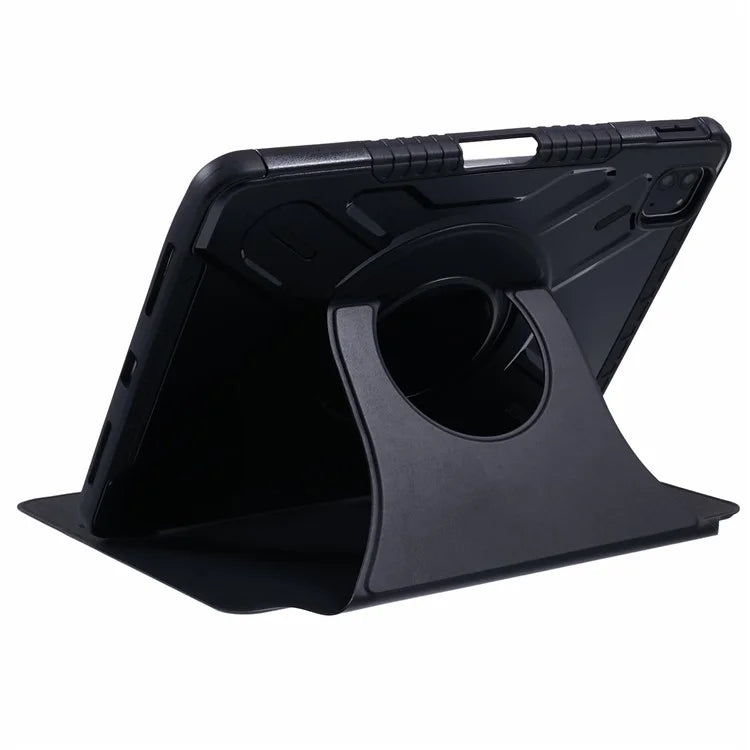 For iPad Pro 11 (2022) / (2021) / (2020) / (2018) / iPad Air (2022) / (2020) Case Detachable PU Leather Rotating Stand Protective Cover