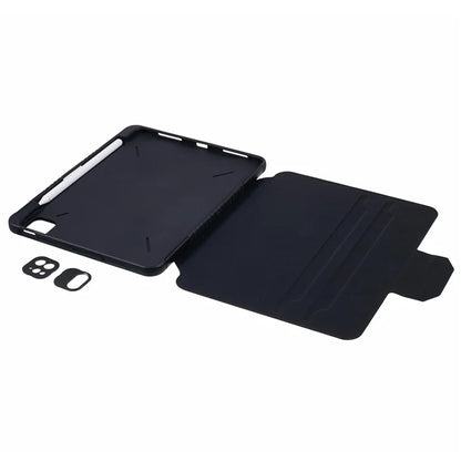 For iPad Pro 11 (2022) / (2021) / (2020) / (2018) / iPad Air (2022) / (2020) Case Detachable PU Leather Rotating Stand Protective Cover