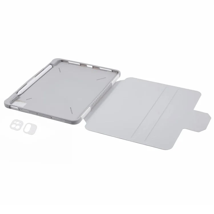 For iPad Pro 11 (2022) / (2021) / (2020) / (2018) / iPad Air (2022) / (2020) Case Detachable PU Leather Rotating Stand Protective Cover