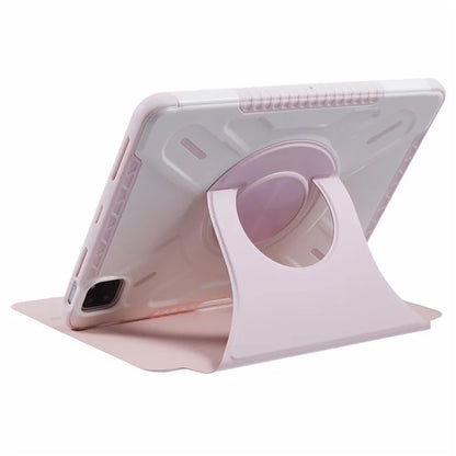 For iPad Pro 11 (2022) / (2021) / (2020) / (2018) / iPad Air (2022) / (2020) Case Detachable PU Leather Rotating Stand Protective Cover