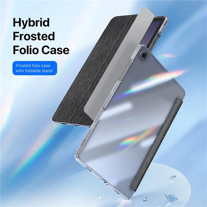 DUX DUCIS Unid Series For Samsung Galaxy Tab A9+ Case Auto Wake / Sleep TPU+PC+Leather Clear Tablet Cover
