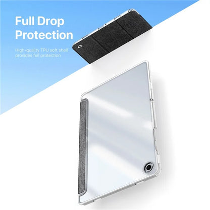 DUX DUCIS Unid Series For Samsung Galaxy Tab A9+ Case Auto Wake / Sleep TPU+PC+Leather Clear Tablet Cover