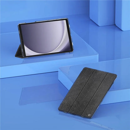 DUX DUCIS Unid Series For Samsung Galaxy Tab A9+ Case Auto Wake / Sleep TPU+PC+Leather Clear Tablet Cover