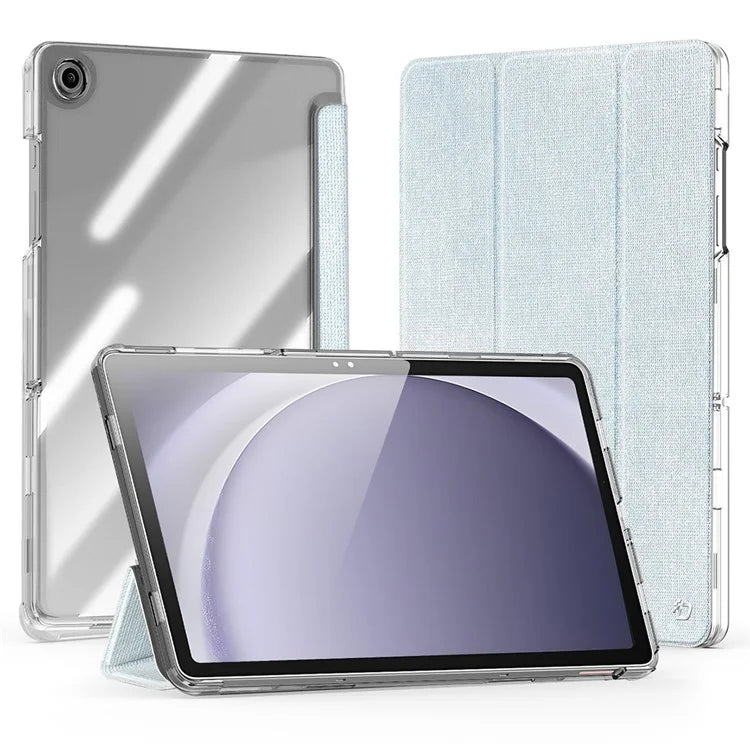 DUX DUCIS Unid Series For Samsung Galaxy Tab A9+ Case Auto Wake / Sleep TPU+PC+Leather Clear Tablet Cover