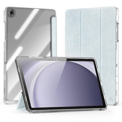 DUX DUCIS Unid Series For Samsung Galaxy Tab A9+ Case Auto Wake / Sleep TPU+PC+Leather Clear Tablet Cover