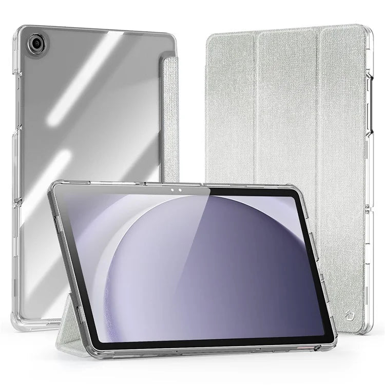 DUX DUCIS Unid Series For Samsung Galaxy Tab A9+ Case Auto Wake / Sleep TPU+PC+Leather Clear Tablet Cover