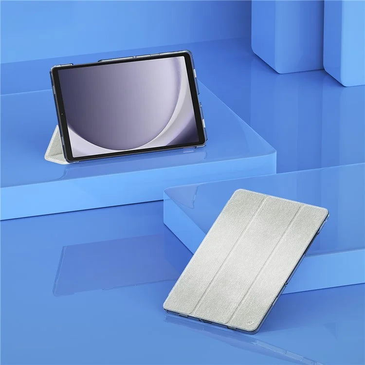 DUX DUCIS Unid Series For Samsung Galaxy Tab A9+ Case Auto Wake / Sleep TPU+PC+Leather Clear Tablet Cover