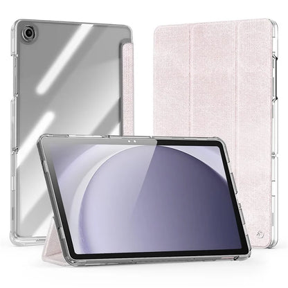 DUX DUCIS Unid Series For Samsung Galaxy Tab A9+ Case Auto Wake / Sleep TPU+PC+Leather Clear Tablet Cover