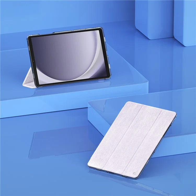 DUX DUCIS Unid Series For Samsung Galaxy Tab A9+ Case Auto Wake / Sleep TPU+PC+Leather Clear Tablet Cover
