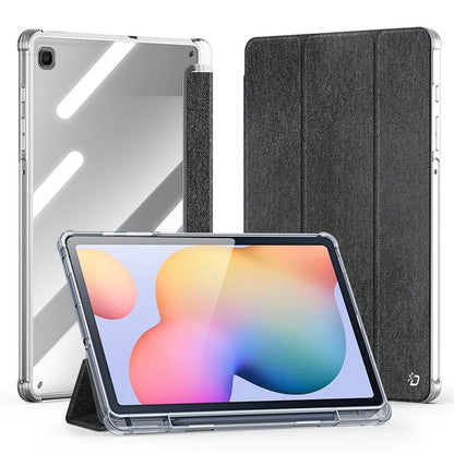 DUX DUCIS Unid Series For Samsung Galaxy Tab S6 Lite (2024) / (2022) / (2020) Case Auto Wake / Sleep TPU+PC+Leather Clear Tablet Cover