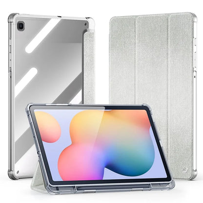 DUX DUCIS Unid Series For Samsung Galaxy Tab S6 Lite (2024) / (2022) / (2020) Case Auto Wake / Sleep TPU+PC+Leather Clear Tablet Cover