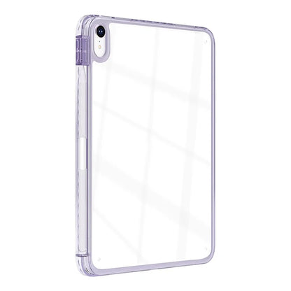 For iPad 10.9 (2022) Case Clear TPU Tablet Protective Cover with Pen Slot