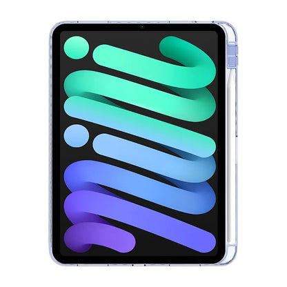For iPad 10.9 (2022) Case Clear TPU Tablet Protective Cover with Pen Slot