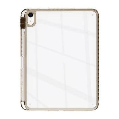 For iPad 10.9 (2022) Case Clear TPU Tablet Protective Cover with Pen Slot