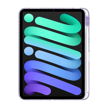 For iPad Air 13 (2024) Case Clear TPU Tablet Protective Cover with Pen Slot
