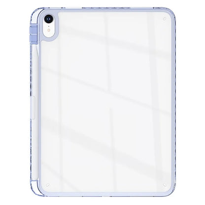 For iPad Air 13 (2024) Case Clear TPU Tablet Protective Cover with Pen Slot