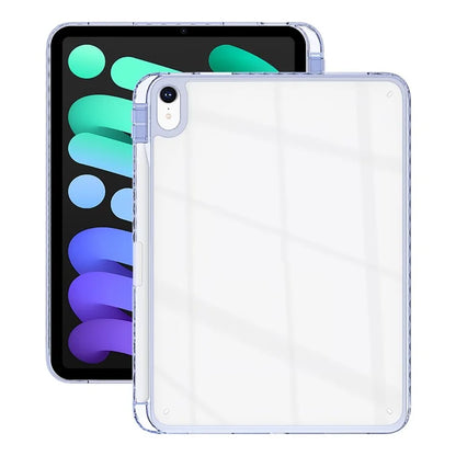 For iPad Air 13 (2024) Case Clear TPU Tablet Protective Cover with Pen Slot