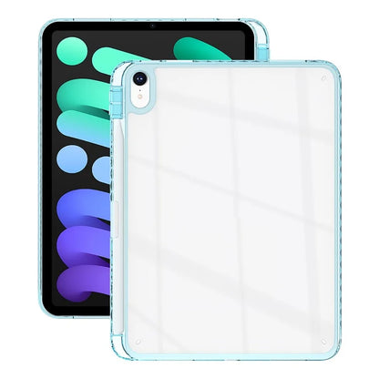 For iPad Air 13 (2024) Case Clear TPU Tablet Protective Cover with Pen Slot
