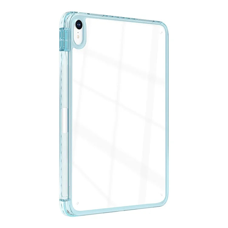 For iPad Air 13 (2024) Case Clear TPU Tablet Protective Cover with Pen Slot