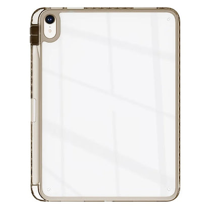 For iPad Air 13 (2024) Case Clear TPU Tablet Protective Cover with Pen Slot
