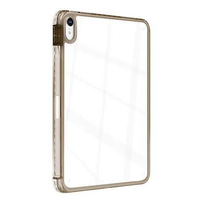For iPad Air 13 (2024) Case Clear TPU Tablet Protective Cover with Pen Slot