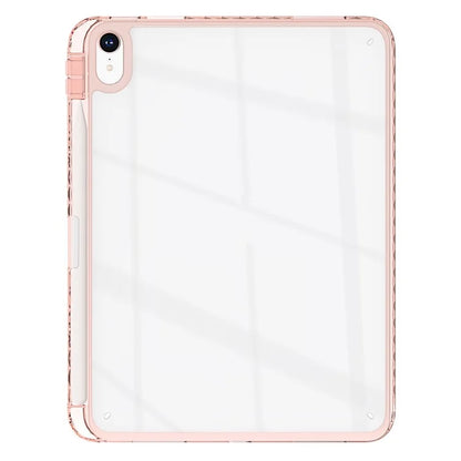 For iPad Air 13 (2024) Case Clear TPU Tablet Protective Cover with Pen Slot