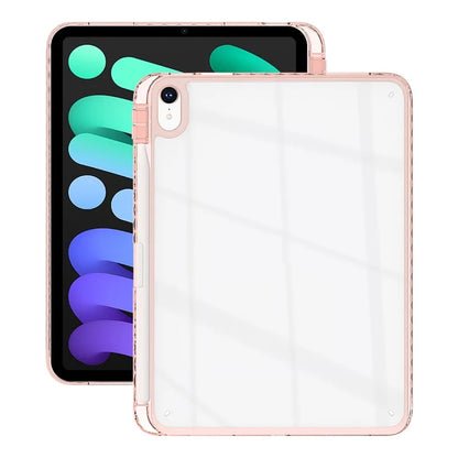 For iPad Air 13 (2024) Case Clear TPU Tablet Protective Cover with Pen Slot