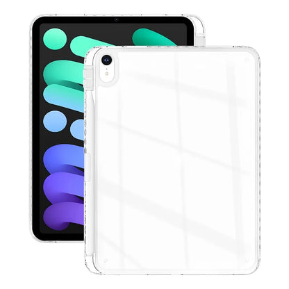 For iPad Air 13 (2024) Case Clear TPU Tablet Protective Cover with Pen Slot