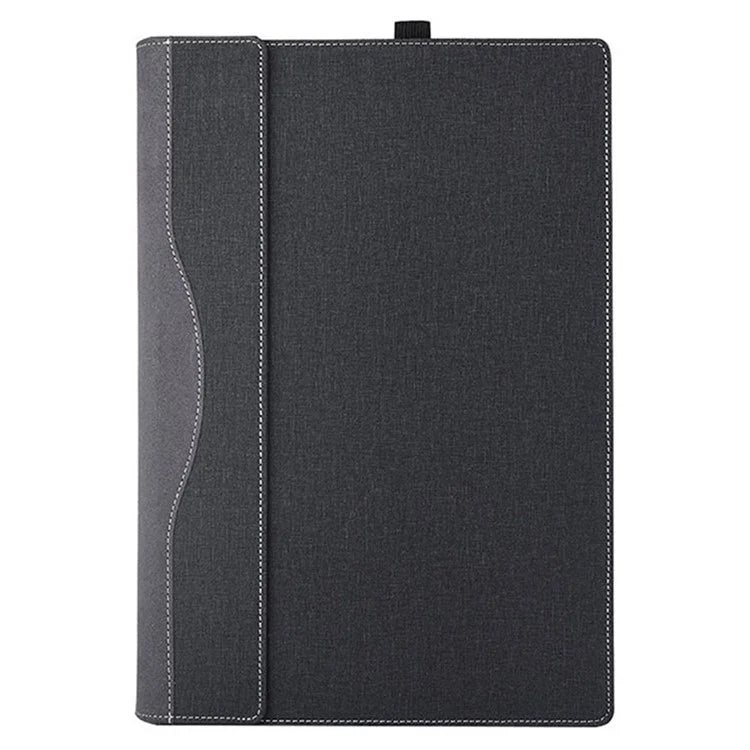 For Microsoft Surface Laptop 7 13.8-inch Case PU + Real Microfiber Leather Tablet Protective Case Business Tablet Cover