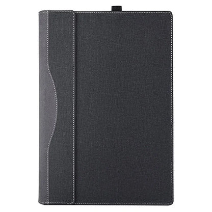 For Microsoft Surface Laptop 7 13.8-inch Case PU + Real Microfiber Leather Tablet Protective Case Business Tablet Cover