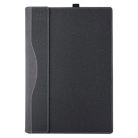 For Microsoft Surface Laptop 7 13.8-inch Case PU + Real Microfiber Leather Tablet Protective Case Business Tablet Cover