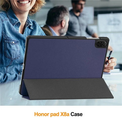 For Honor Pad X8a Case Anti-Drop Leather Stand Tablet Cover