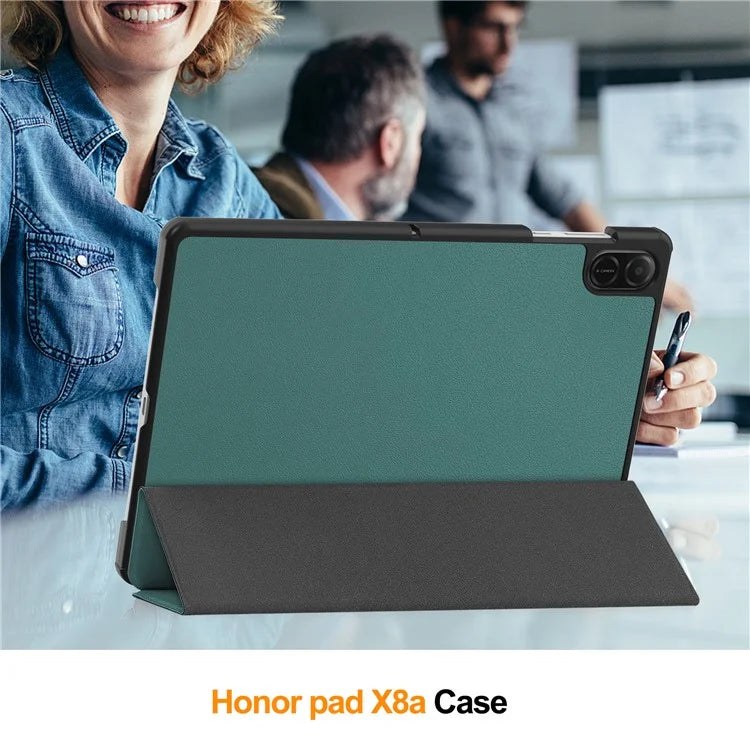 For Honor Pad X8a Case Anti-Drop Leather Stand Tablet Cover