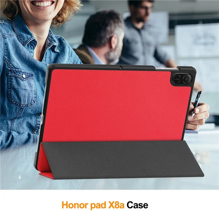For Honor Pad X8a Case Anti-Drop Leather Stand Tablet Cover