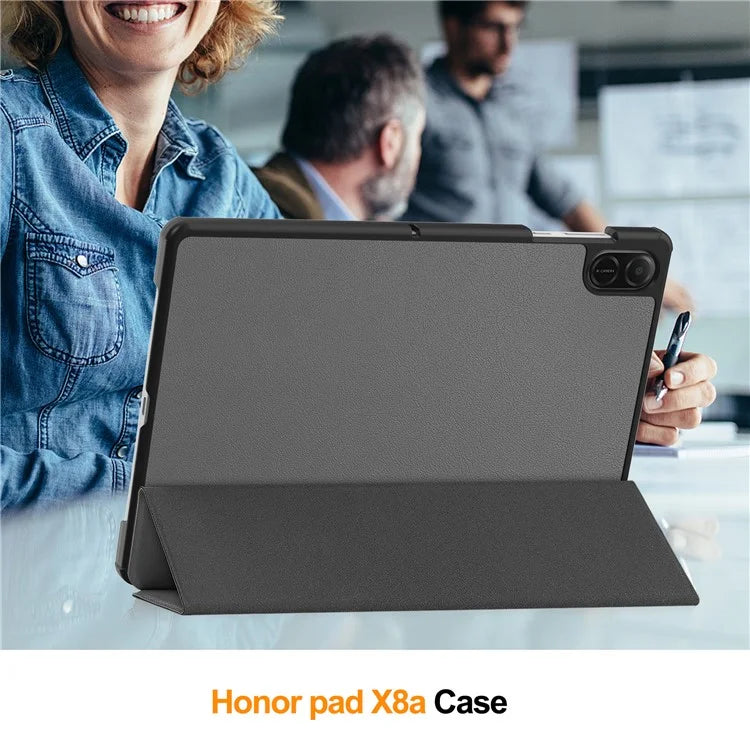 For Honor Pad X8a Case Anti-Drop Leather Stand Tablet Cover