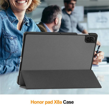 For Honor Pad X8a Case Anti-Drop Leather Stand Tablet Cover