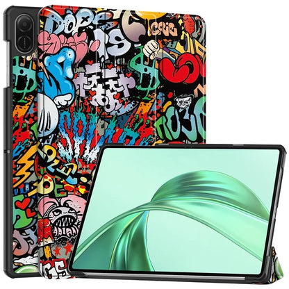 For Honor Pad X8a Case Pattern Print Leather Stand Tablet Cover