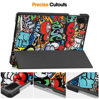 For Honor Pad X8a Case Pattern Print Leather Stand Tablet Cover