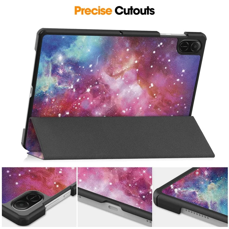 For Honor Pad X8a Case Pattern Print Leather Stand Tablet Cover