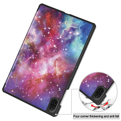 For Honor Pad X8a Case Pattern Print Leather Stand Tablet Cover