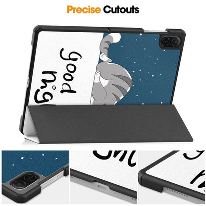 For Honor Pad X8a Case Pattern Print Leather Stand Tablet Cover