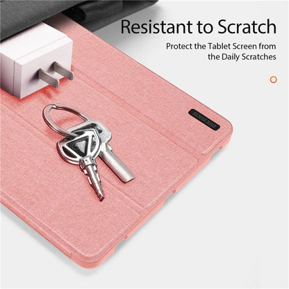 DUX DUCIS Domo Series for Samsung Galaxy Tab S10 Plus Case Tri-fold Stand Leather Cover Auto Wake / Sleep