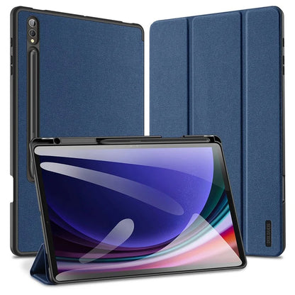 DUX DUCIS Domo Series for Samsung Galaxy Tab S10 Plus Case Tri-fold Stand Leather Cover Auto Wake / Sleep