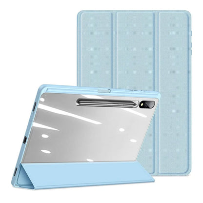 DUX DUCIS TOBY Series For Samsung Galaxy Tab S10 Plus Case PU Leather Tri-Fold Stand Tablet Cover